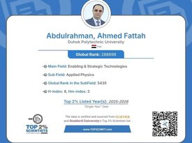 أربعة تدريسيين من جامعة دهوك التقنية ضمن قائمة أفضل 2% من العلماء في العالم