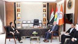 President of Duhok Polytechnic University Receives a Delegation from the Ministry of Higher Education and Scientific Research