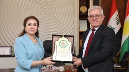 President of Duhok Polytechnic University Receives Director of the Arab Council for Training and Creativity