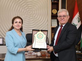 President of Duhok Polytechnic University Receives Director of the Arab Council for Training and Creativity